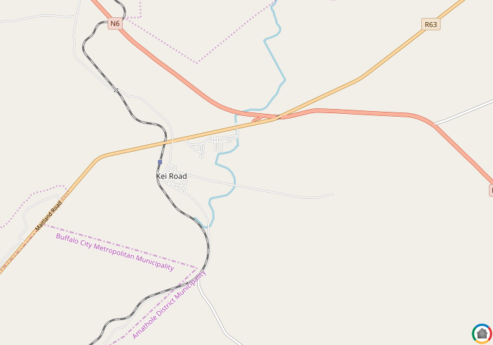 Map location of Kei Road